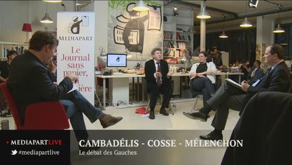 Le débat Cambadélis-Cosse-Mélenchon : penser l’Europe, ou pas