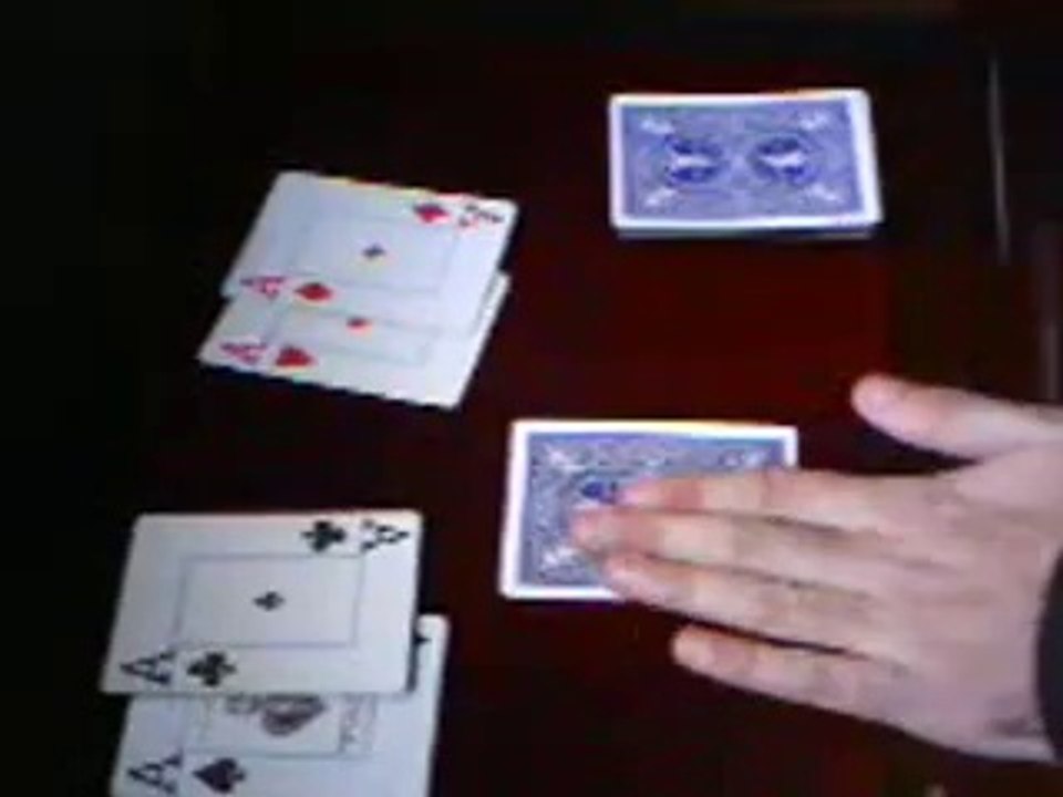 Truco de magia: Engaño con ases (Gabriel Zas)