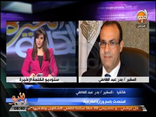 #الكلمة_الاخيرة :السفير بدر عبد العاطى:من حق أى مواطن بالخارج الإدلاء بصوته حتى لو تواجد للسياحة