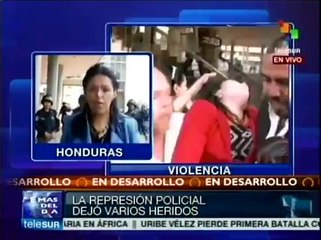 Honduras: partido LIBRE protesta por desalojo violento del Congreso