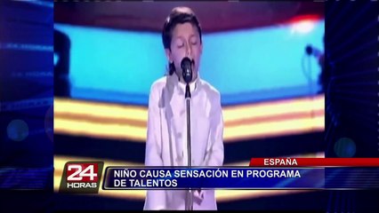 Niño de 9 años causa sensación en reality español cantando flamenco