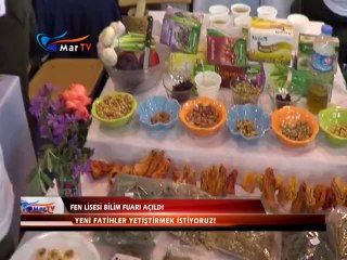 FEN LİSESİ BİLİM FUARI AÇILDI