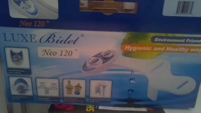 Luxe Bidet Neo 120 - Self Cleaning Nozzle - Fresh Water Non-Electric Mechanical Bidet Toilet Attachment