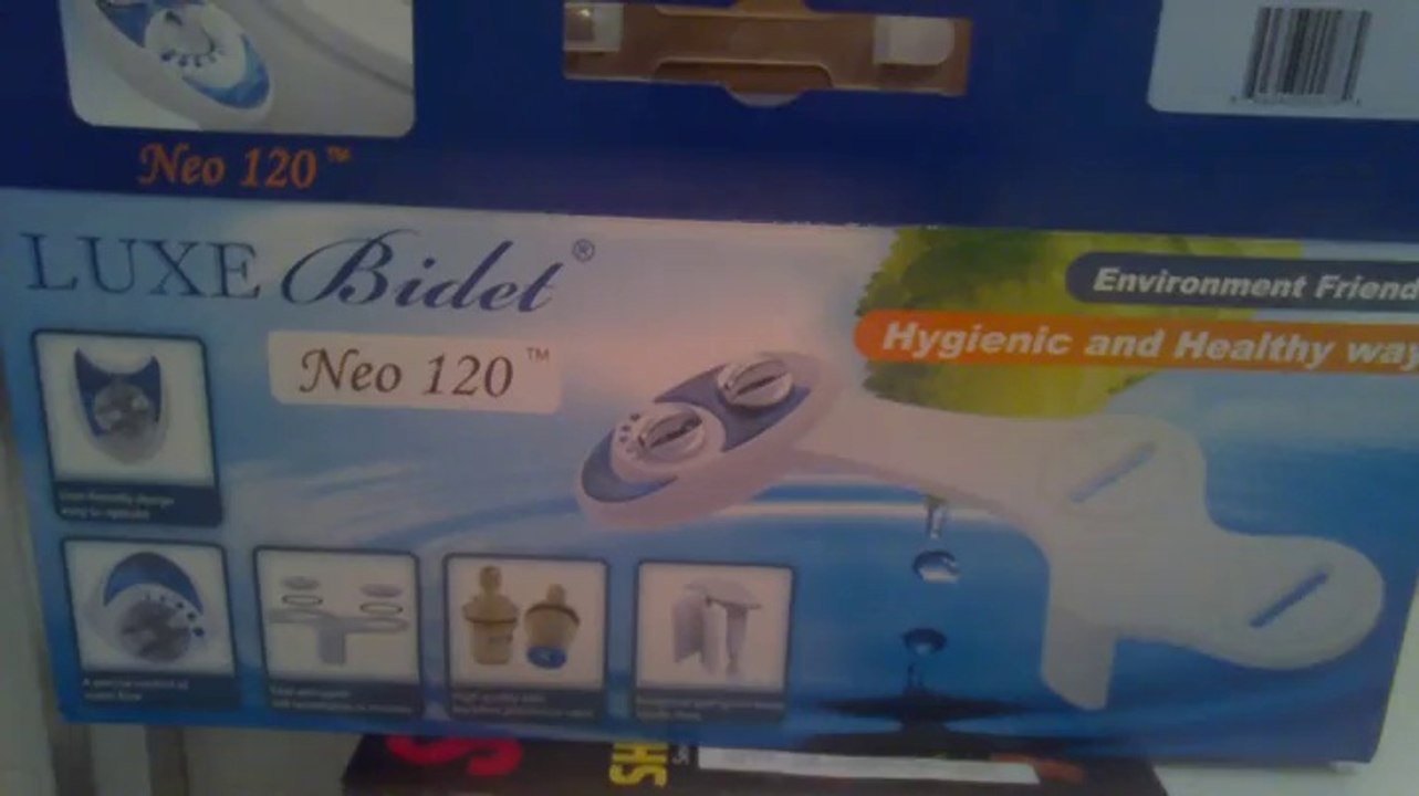 Luxe Bidet Neo 120 - Self Cleaning Nozzle - Fresh Water Non-Electric Mechanical Bidet Toilet Attachment