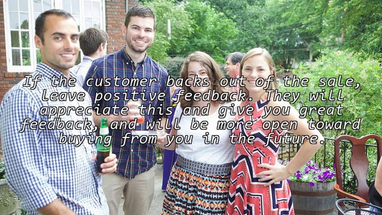 The Secret To Achieving 100% Feedback On Ebay