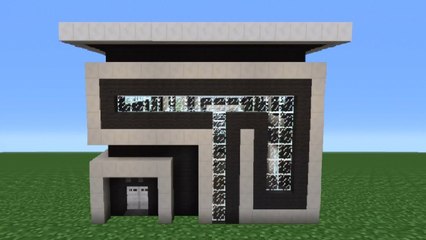 Minecraft Tutorial: How To Make A Quartz House - 1