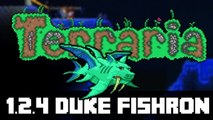 Terraria 1.2.4 - Duke Fishron (NEW BOSS) FULL FIGHT! - ChippyGaming HD