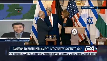 Jonathan Sacerdoti on i24news reporting on Tzipi Livni's visit to the UK