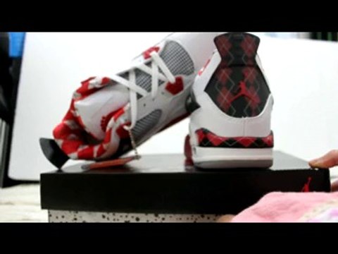 Air Jordan 4(IV) retro White/red/Black Shoes for sale (NEw models 2014) newjordansok.ru )