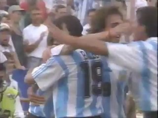 Argentina - Nigeria 1994 Minuto 28 Gol de Claudio Caniggia