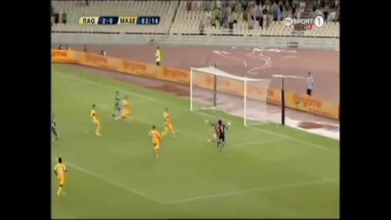Panathinaikos - Motherwell 3-0 8/8/2012 third qualification