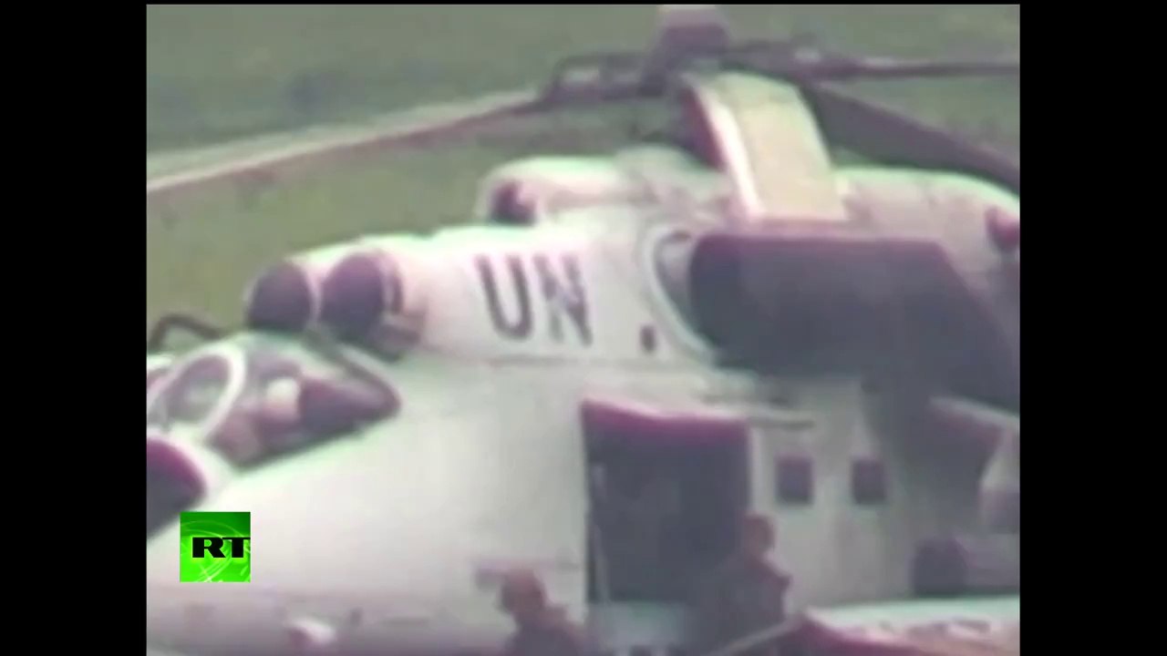 UN- Mi-24 helicopter in Kiev