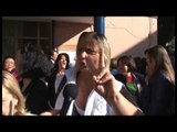 Napoli - Renzi a Secondigliano, protestano mamme della scuola Parini (14.05.14)