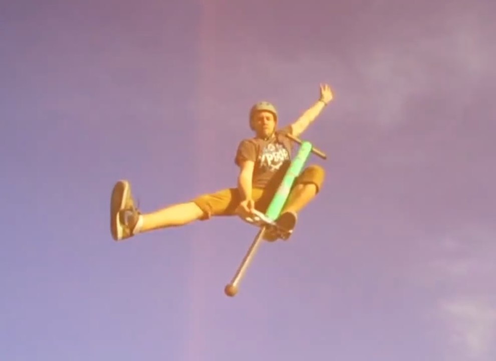 Crazy Pogo stick tricks! Cooligans - XPogo Films