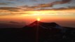 Sunset at the top of Mauna Kea, Hawaii
