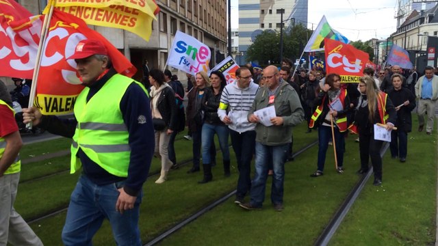 Manif Fonctionnaires Valenciennes