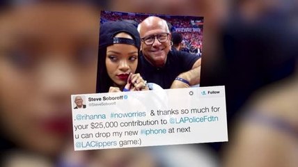 Rihanna dona $25,000 dólares a la L.A. Police Foundation