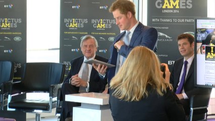 Prince Harry tweets support for Invictus Games