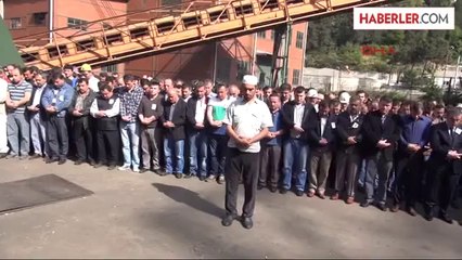 Zonguldak'ta Madenciler Soma İçin İş Bıraktı