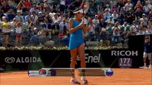 WTA Rome - Ivanovic sort Sharapova