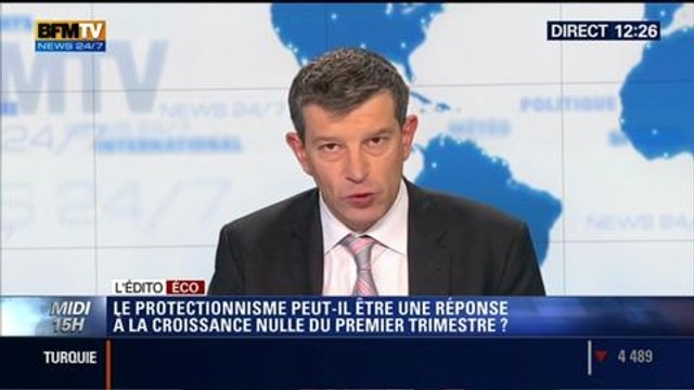 L'Édito éco de Nicolas Doze: Croissance nulle et protectionnisme - 15/05
