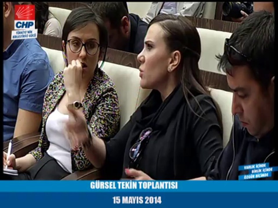 GÜRSEL TEKİN BASIN TOPLANTISI 15/05/2014