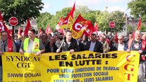 Manifestation des métallos à Douai - 15-05-14