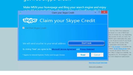 How to get $2 of free skype credit in a minute. Offer expires soon