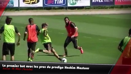 La pépite Hachim Mastour marque son premier but avec l'AC Milan