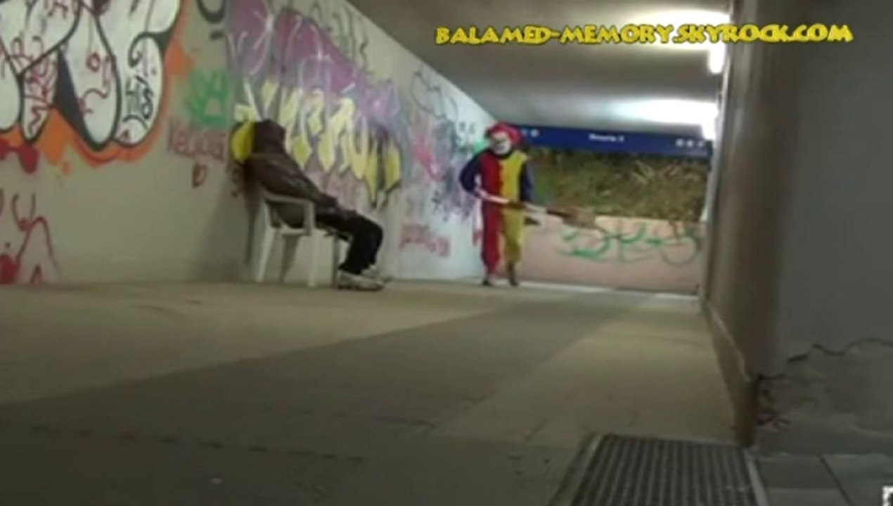 Caméra cachée "CA, le retour"  - Le Clown tueur