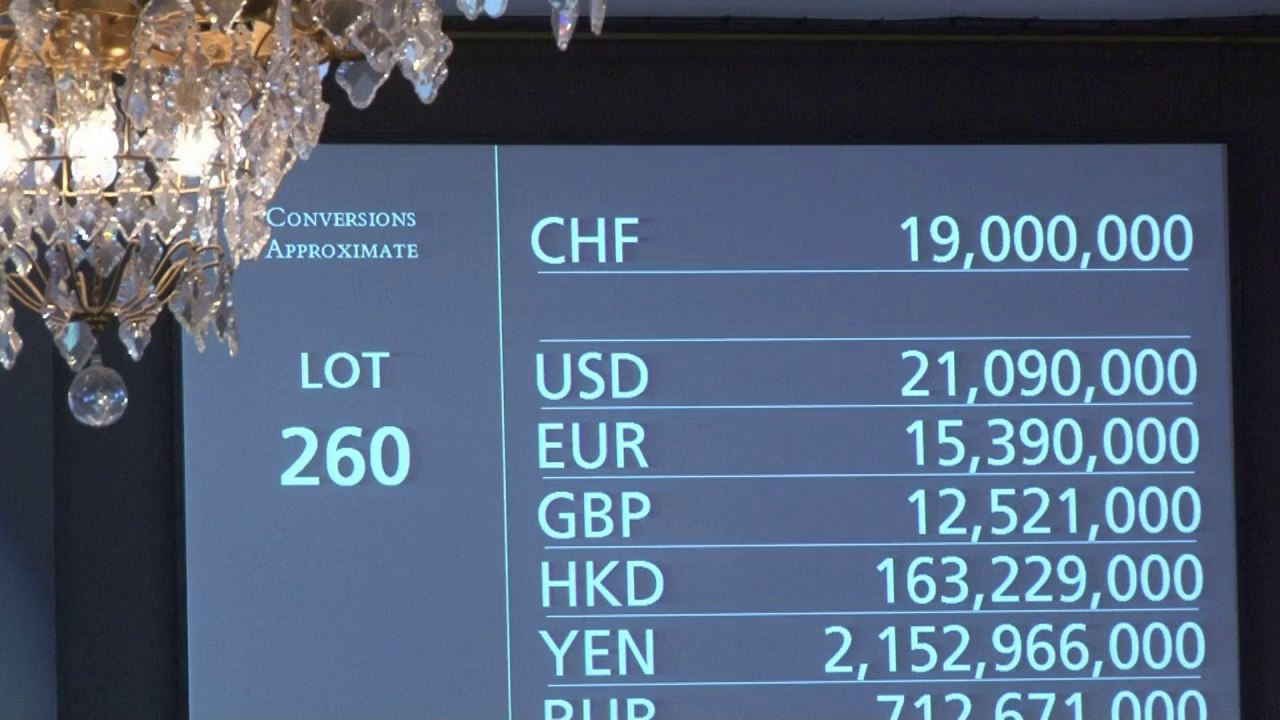 ماسة زرقاء رائعة تباع بسعر 23,795 مليون دولار ف...