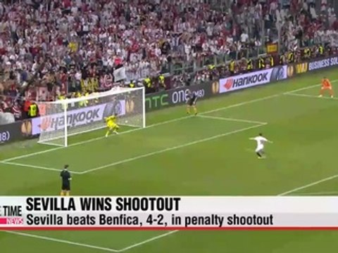 World Football Sevilla beats Benfica to win Europa League title
