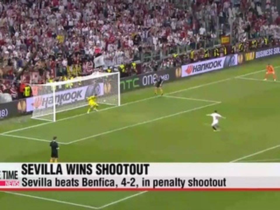 World Football Sevilla beats Benfica to win Europa League title