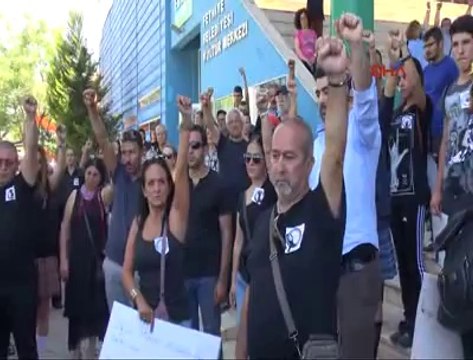 Fethiye AKP binasına siyah çelenk I halkinhabercisi.com