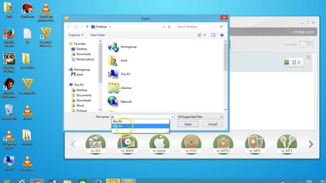 How to Join Video Files(FLV,MOV,MKV etc.) using a Software called Freemake ?