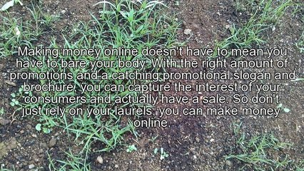 Making Money Online with out Even Breaking a Sweat