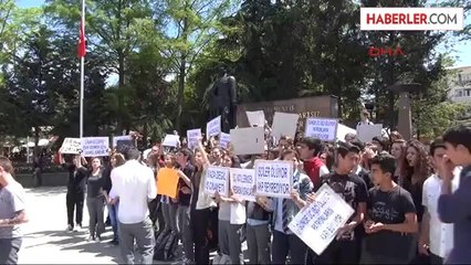 Edirne ve Çorlu'da 'Soma' Eylemi