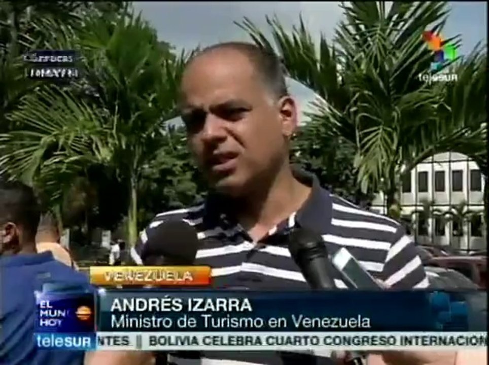 Vándalos de ultraderecha atacaron Ministerio de Turismo de Venezuela