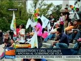 Apoyan ONG mexicanas al gobierno de Nicolás Maduro