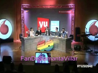 Samanta Villar en YU - Charo Baeza (02-05-2014)
