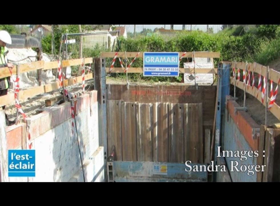 Romilly : un forage sous la ligne 4 pour raccorder les éoliennes au réseau