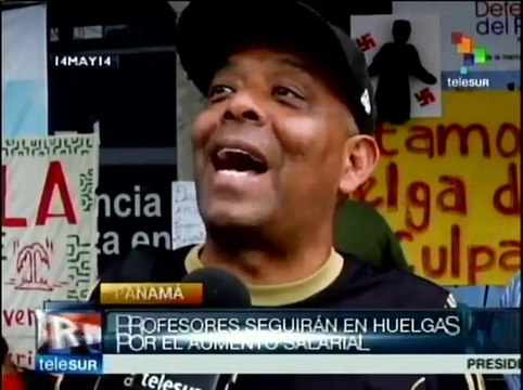 Maestros panameños siguen en huelga por sus derechos