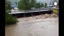 Las inundaciones causan al menos dos muertos en Serbia