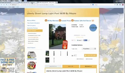 find the right outdoor lamppost for your home