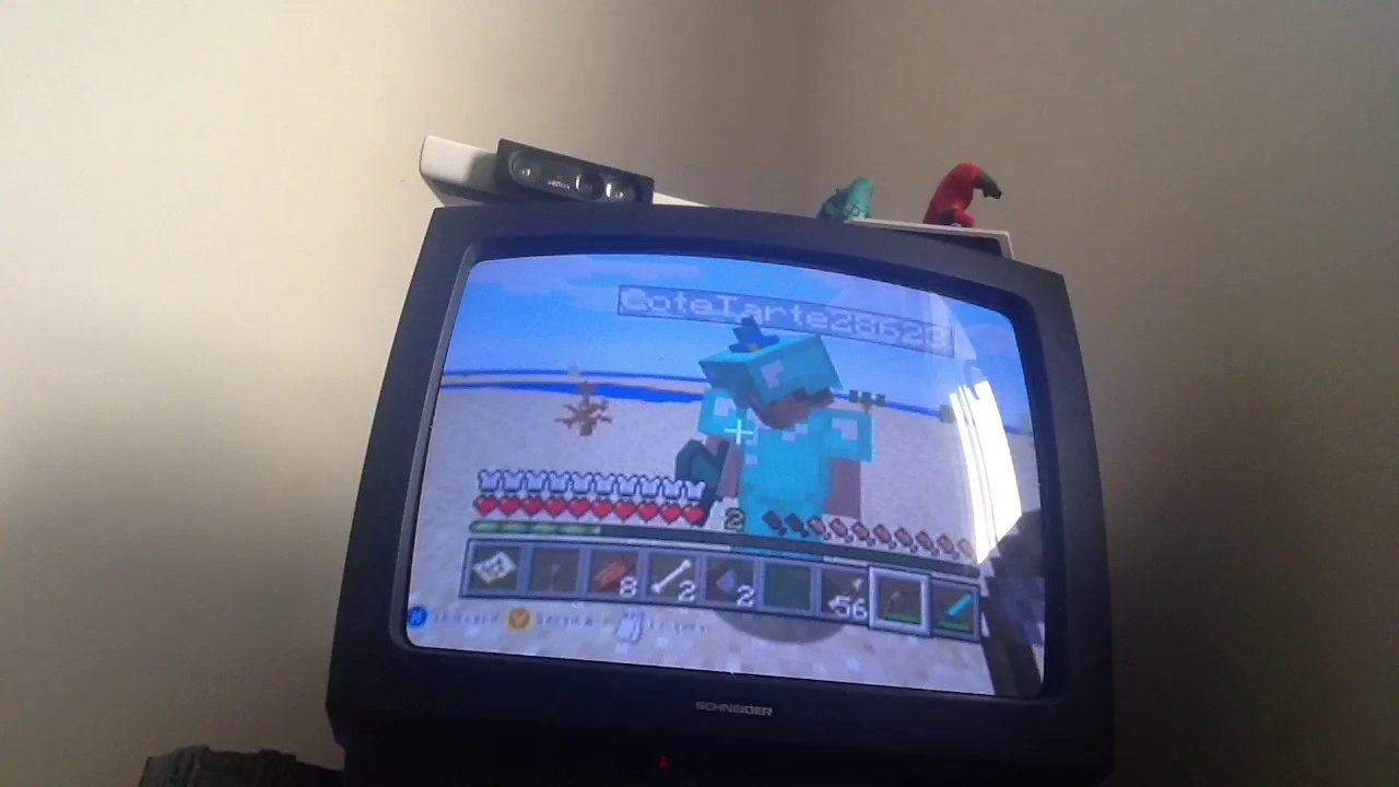 Video minecraft avec côté tarte