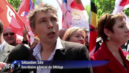 Paris: les fonctionnaires manifestent pour le dégel des salaires