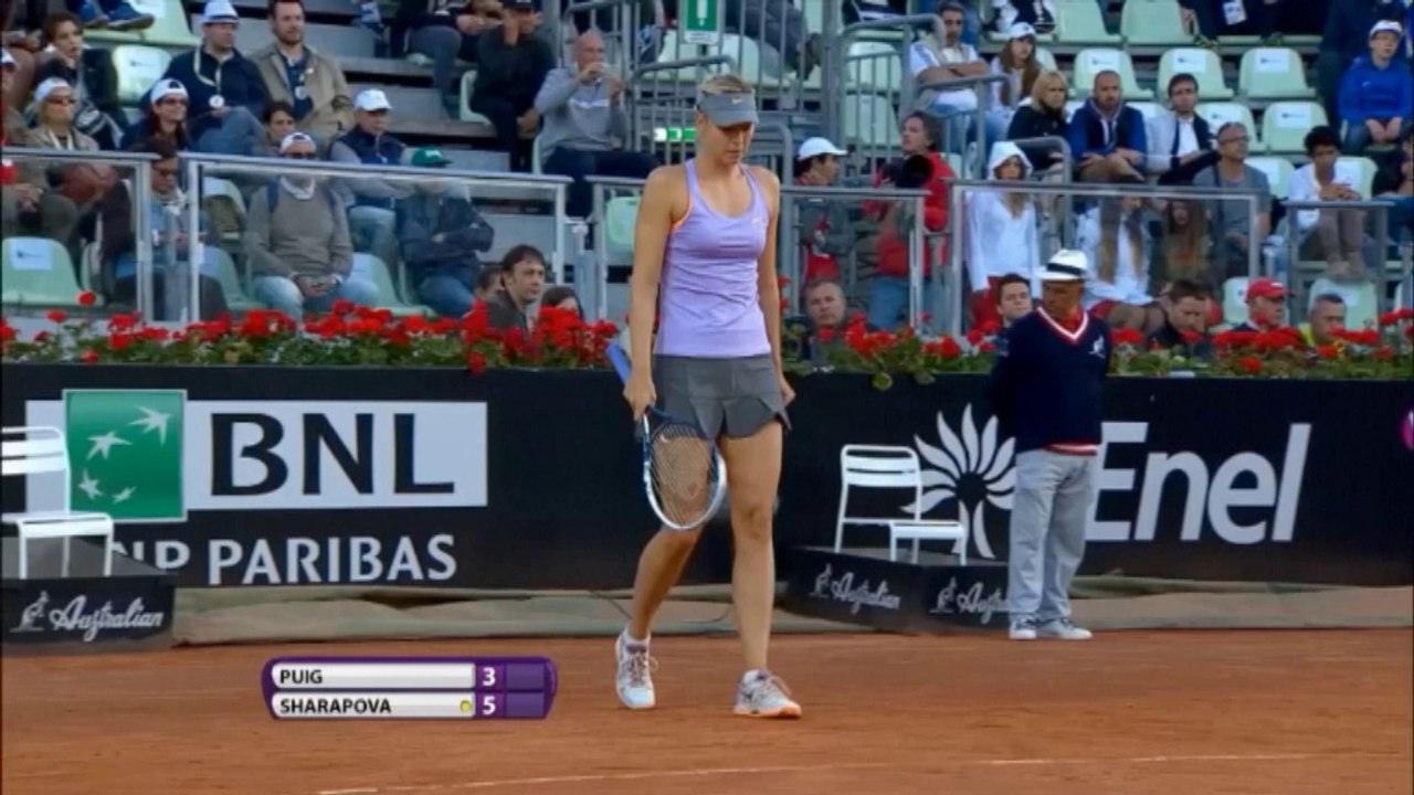 Rom: Sharapova auf Titel-Hattrick-Kurs