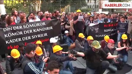 282 Canın Kaybolduğu Soma'daki Facia 16 İlde Protesto Edildi