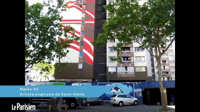 Il Graffe à 45 mètres de hauteur