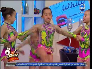 #ساعة_مع_شريف-فريق الجمباز الإيقاعي بنادي وادي دجلة وعرض خماسى 2006 رقص بالحبل